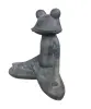Product image 4 of the product “meditation frog, 30 cm high, antique finish ”